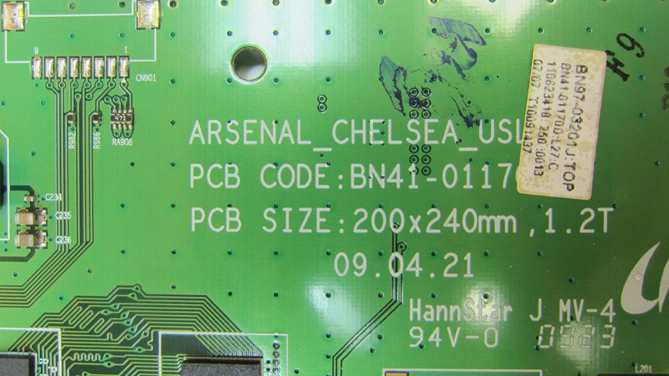 Samsung BN94-02979J (BN97-03189G BN41-01170D) Main Board For UN4